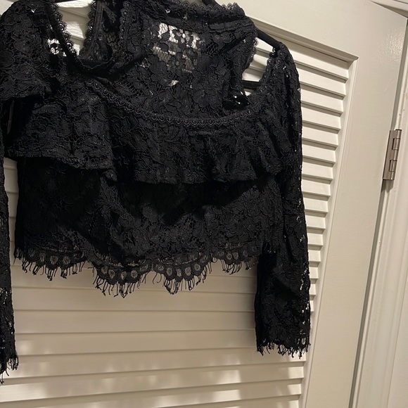 Gorgeous sexy two piece set hi low skirt crop top worn once only - Picture 3 of 5